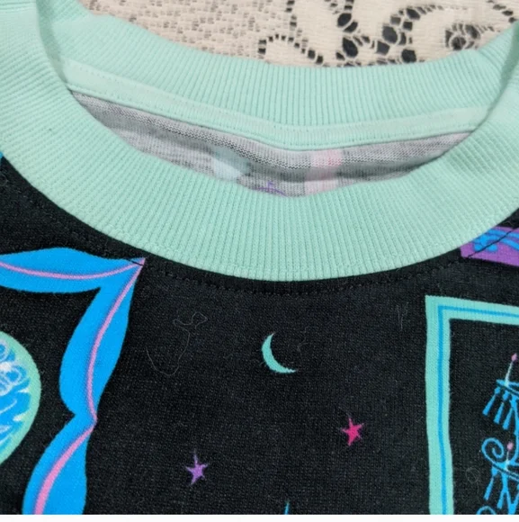 Halloween Disney Haunted Mansion T Shirt Lounge Top Costume Gift Spooky - Picture 3 of 13